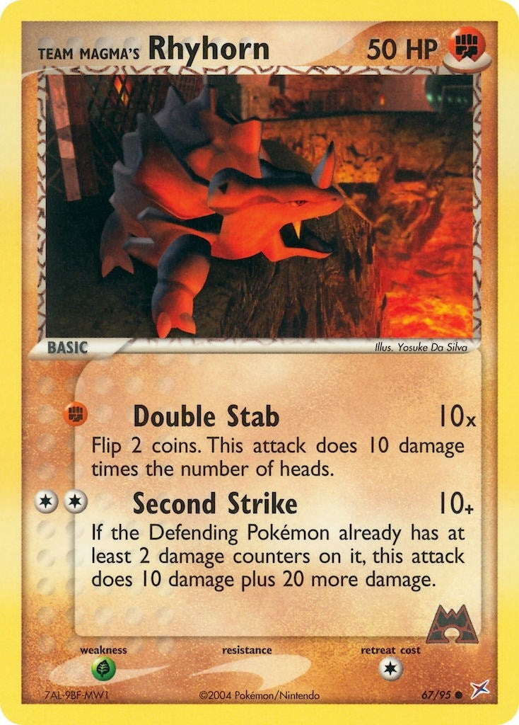 Team Magmas Rhyhorn 67 95 (67/95) [MA]