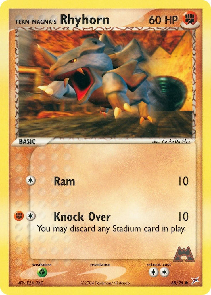 Team Magmas Rhyhorn 68 95 (68/95) [MA]