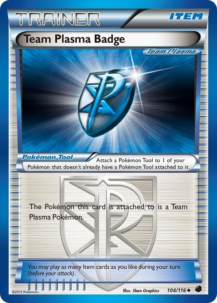 Team Plasma Badge Team Plasma (104/116) [PLF]