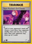 Team Rocket's Evil Deeds (103/105) [Neo Destiny 1st Edition]
