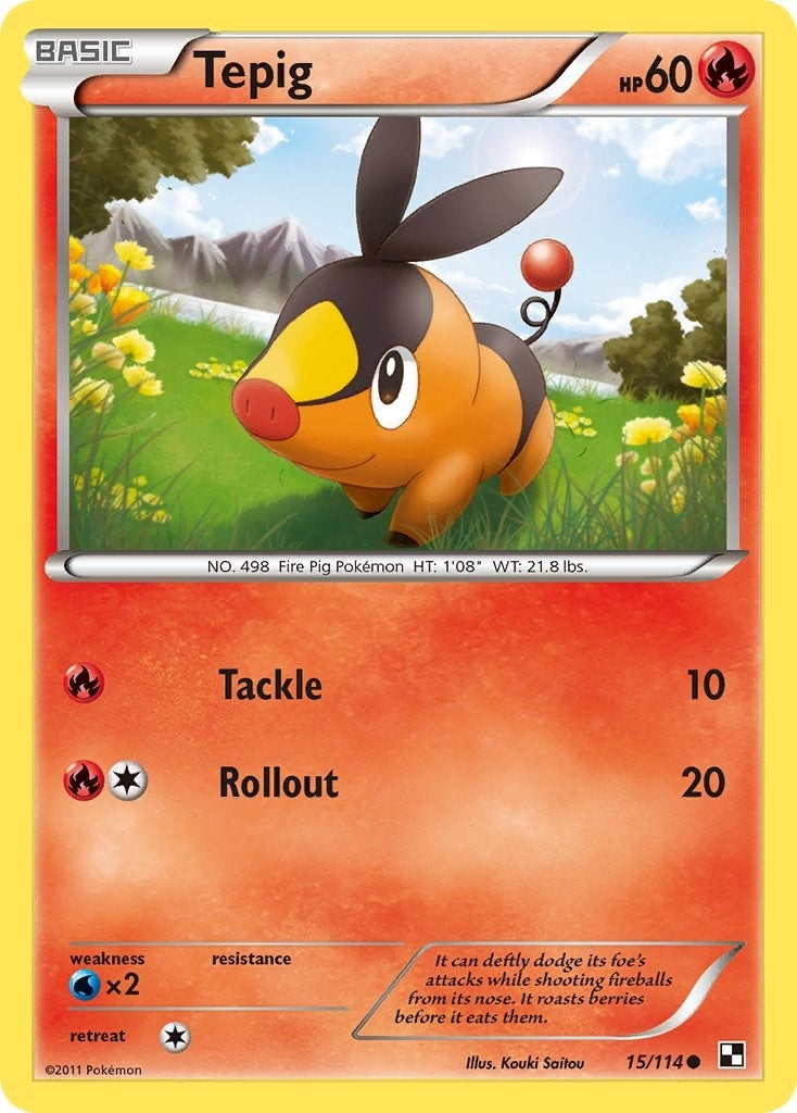 Tepig 15 (15/114) [BLW]