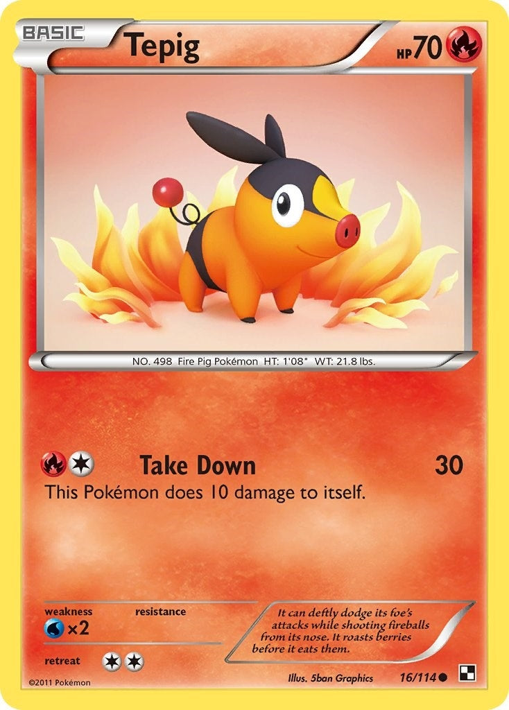 Tepig 16 (16/114) [BLW]