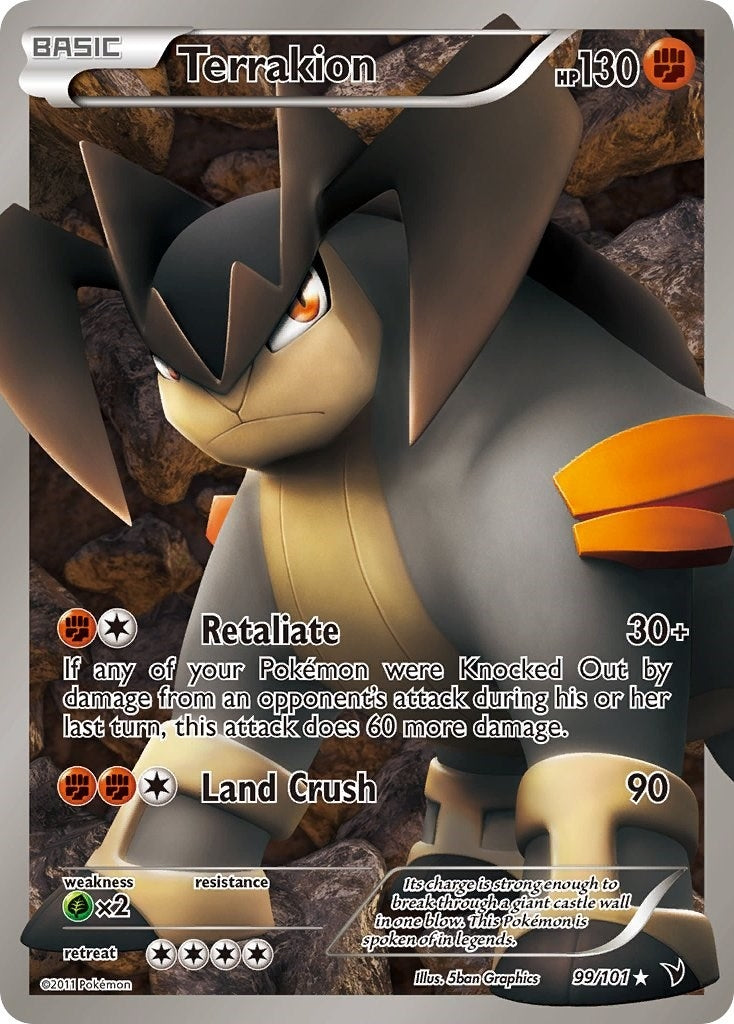 Terrakion 99 Full Art (99/101) [NVI]