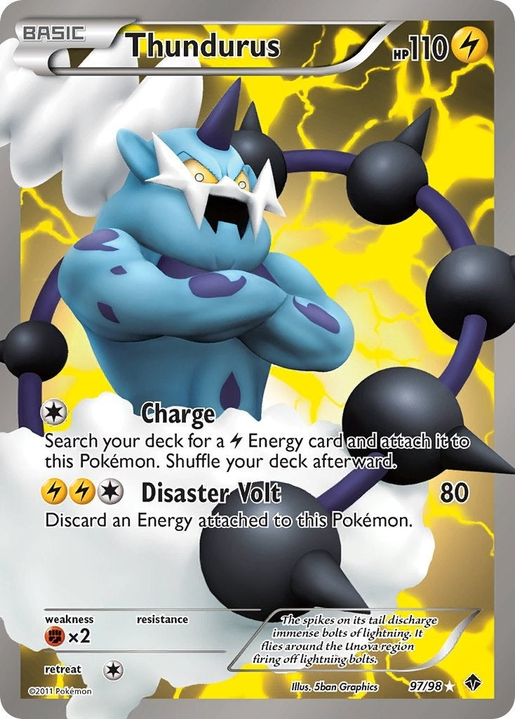 Thundurus 97 Full Art (97/98) [EPO]