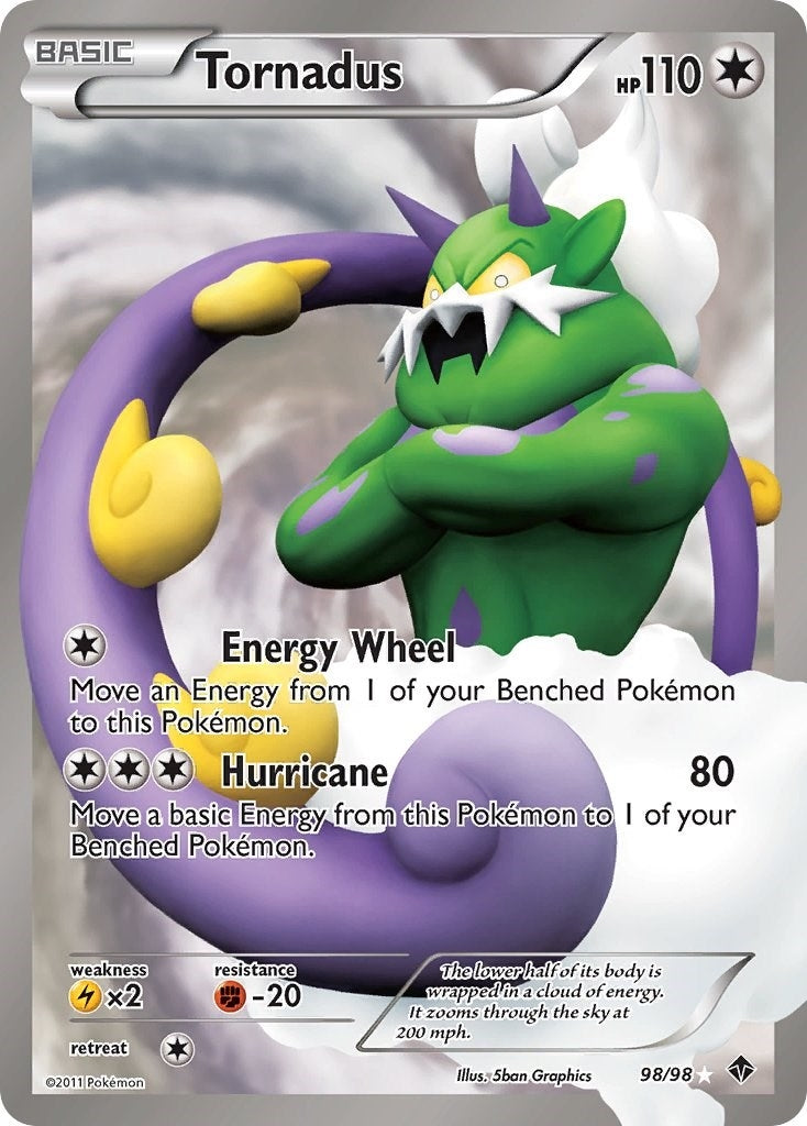 Tornadus 98 Full Art (98/98) [EPO]