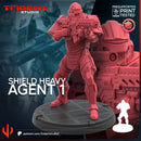 SHIELD HEAVY AGENT - Marvel MCP-Compatible 40mm Resin Miniature