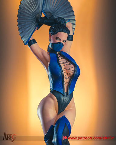 Kitana Resin Statue - view 1
