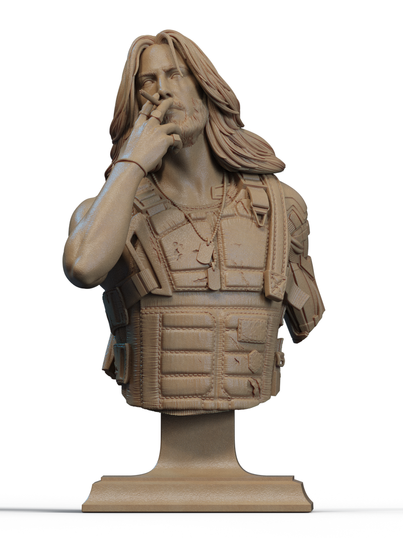Johonny Silverhand Resin Bust - view 1