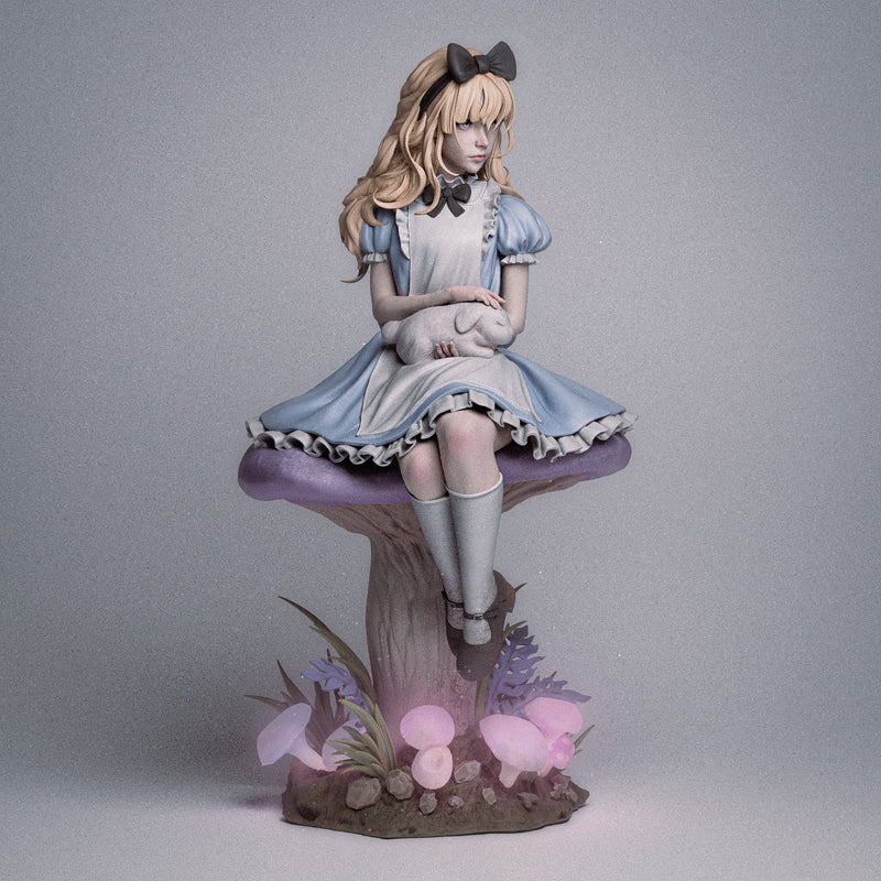 Alice Resin Statue - view 4