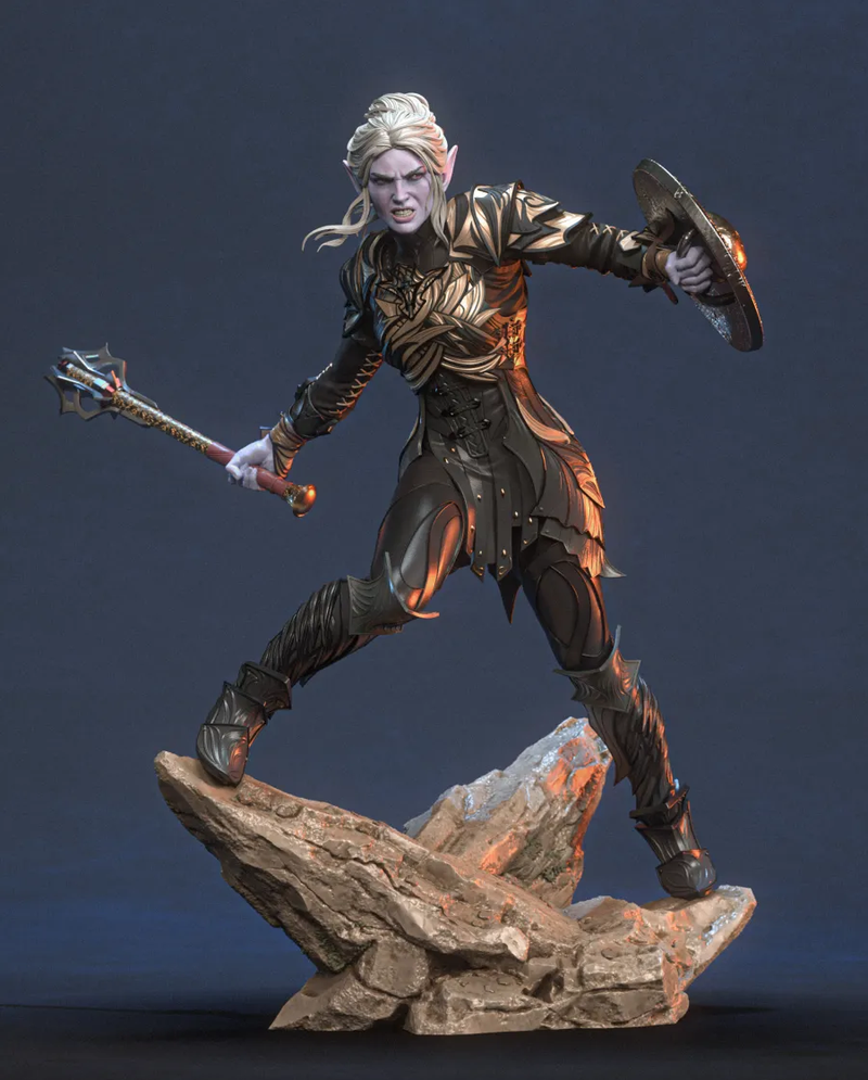 Minthara Resin Statue - view 4