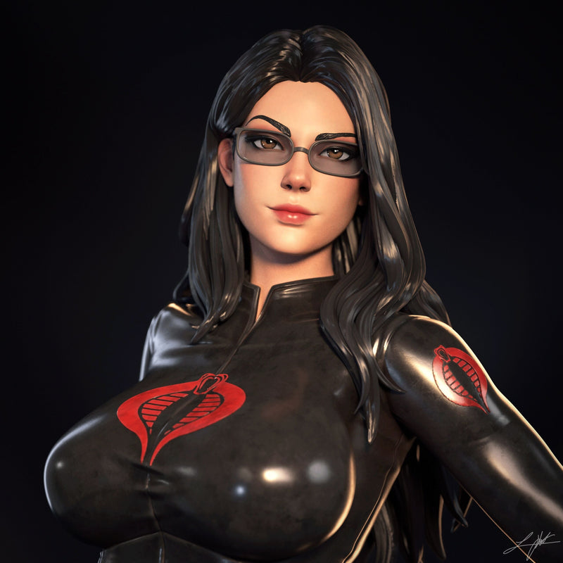 Baroness Resin Statue - view 1