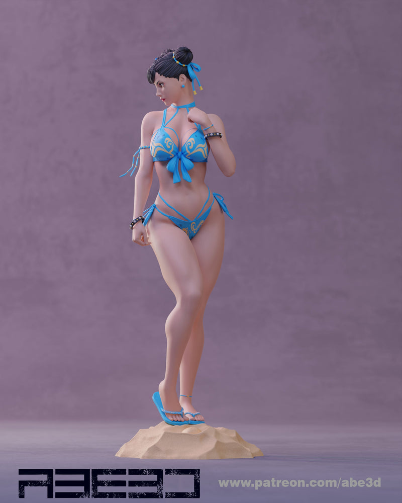 Chun-Li Bikini Resin Statue - view 5