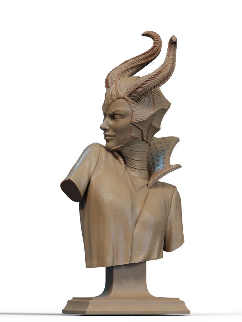 Maleficent Resin Bust - view 2