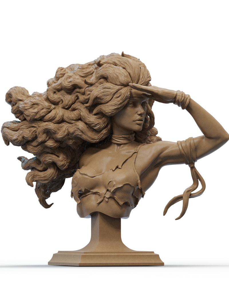Rogue Resin Bust - view 1