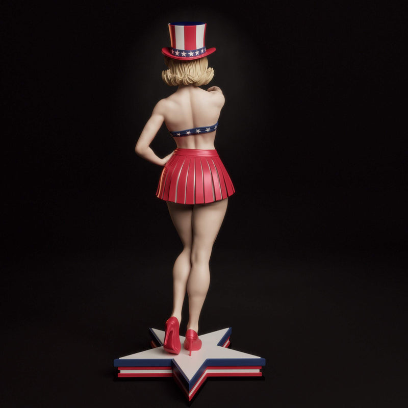 All American Bombshell Resin Statue - view 7