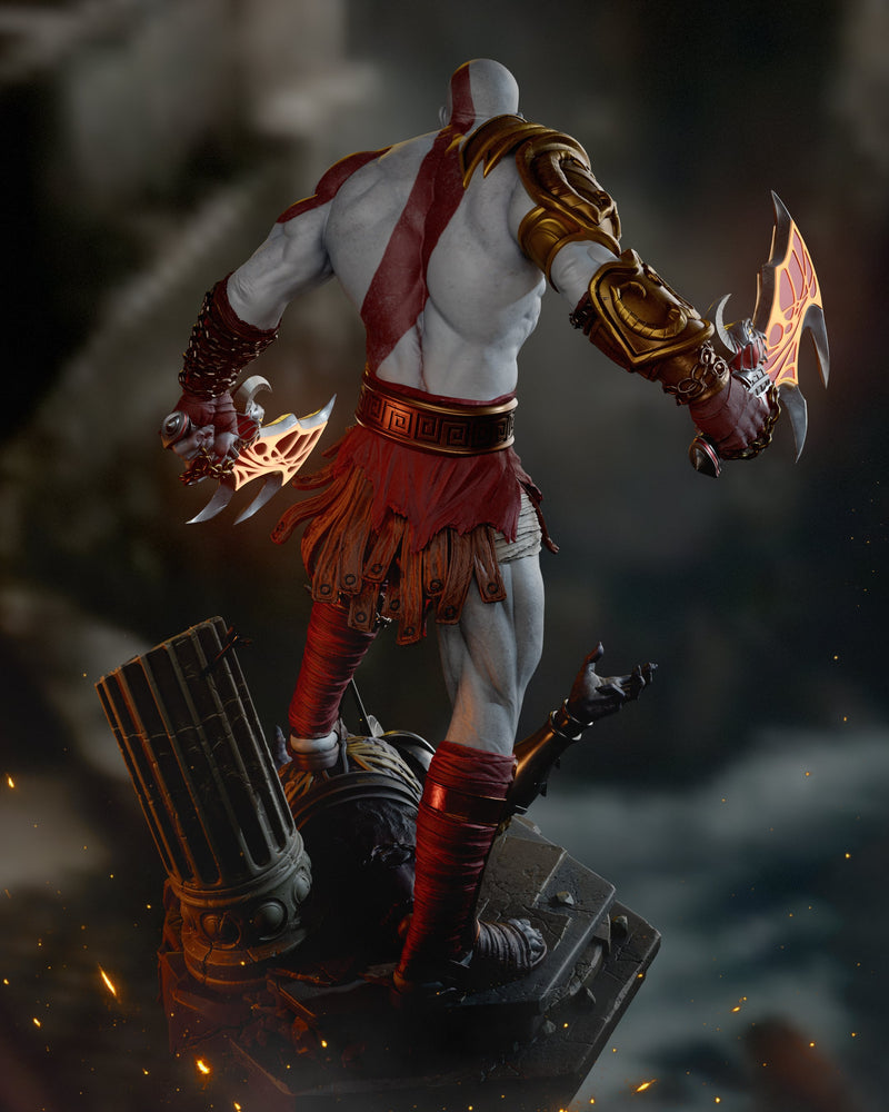 Kratos Resin Statue - Design 2 - view 6