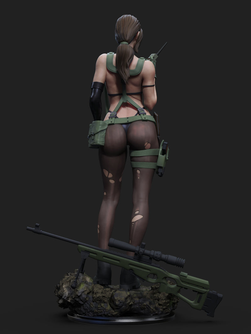 Quiet Resin Statue - view 8