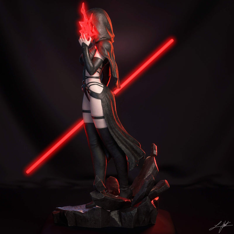 Darth Zannah Resin Statue - view 2