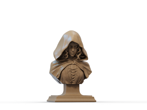 Red Riding Hood Resin Bust - view 1