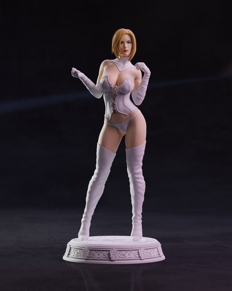 Emma Frost Resin Statue - view 3