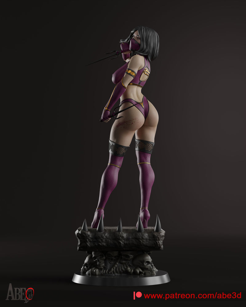 Mileena Resin Statue - view 2