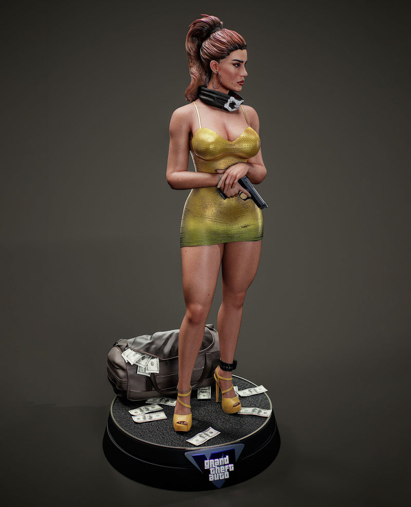Lucia Caminos Resin Statue - view 4
