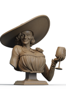 Lady Dimitrescu Resin Bust - view 1
