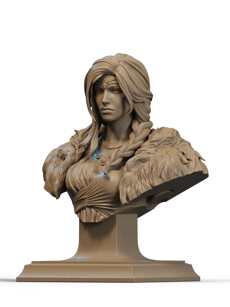 Freyja Resin Bust - view 2