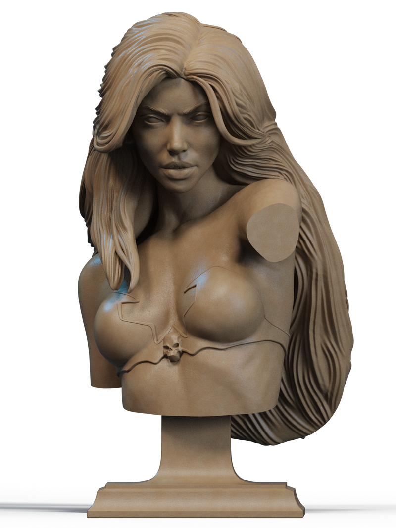 Death Princess Resin Bust - view 2