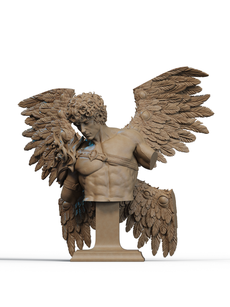 Cherubim Resin Bust - view 2