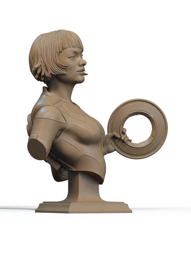 Quorra Resin Bust - view 3