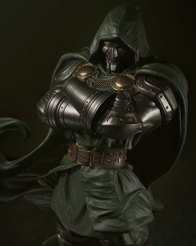Dr Doom Resin Statue - view 1
