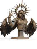 Corrupted Nun Resin Bust - view 1