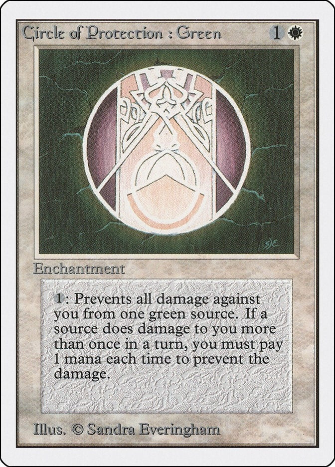 Circle of Protection: Green [Unlimited Edition]