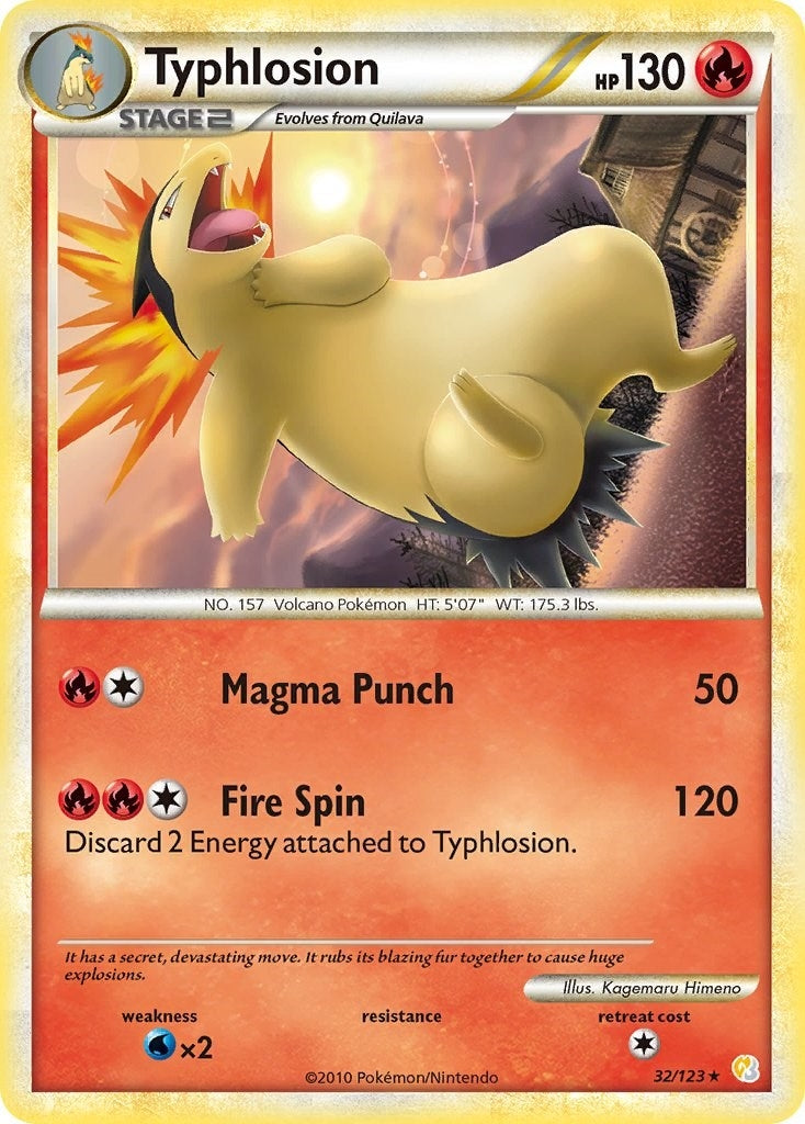 Typhlosion (32/123) [HS]