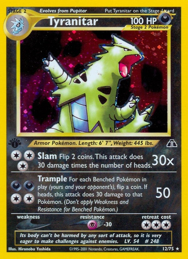 Tyranitar 12 (12/75) [N2]
