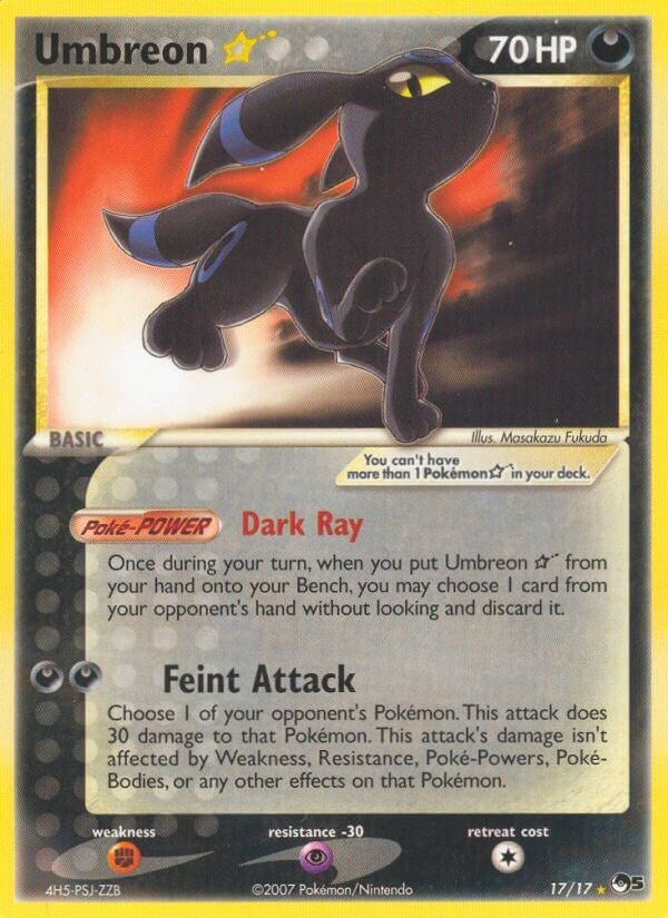 Umbreon Star (017/017) [POP]