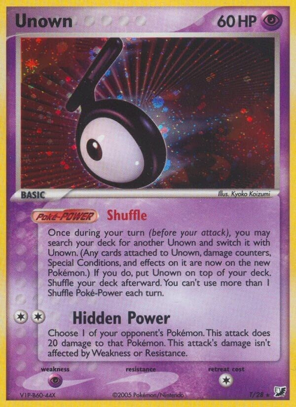 Unown T (T/28) [UF]