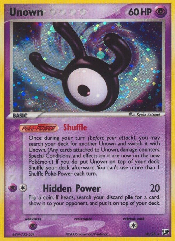 Unown W (W/28) [UF]