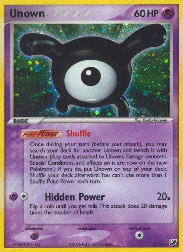 Unown X (X/28) [UF]