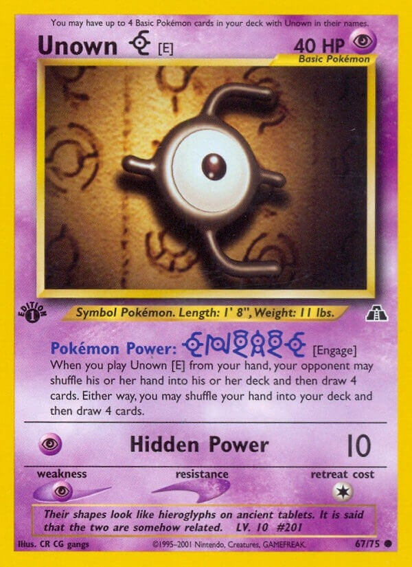 Unown E (67/75) [N2]