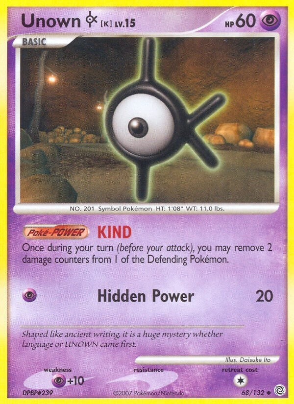 Unown K (68/132) [SW]
