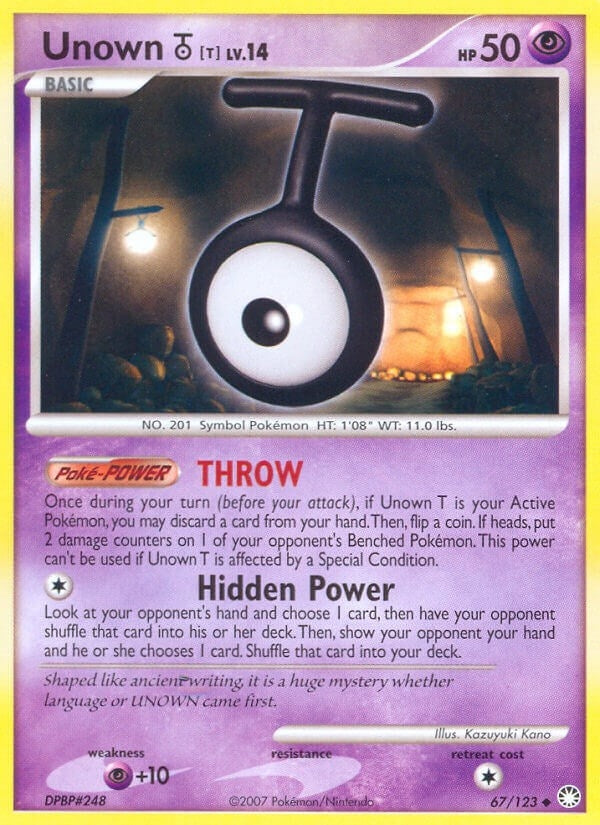 Unown T (67/123) [MT]