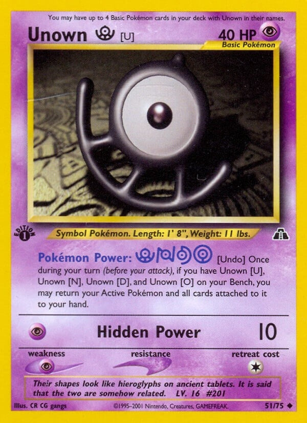 Unown U (51/75) [N2]