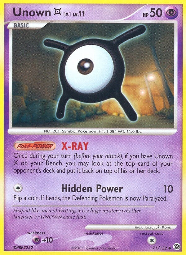Unown X (71/132) [SW]