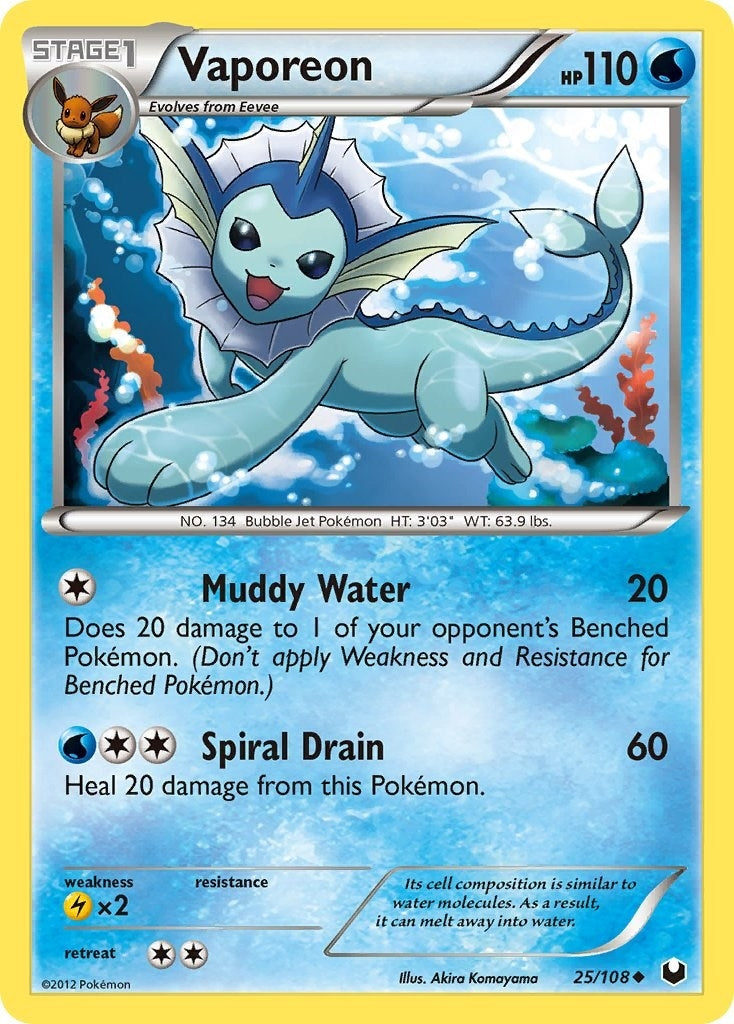 Vaporeon (25/108) [DEX]