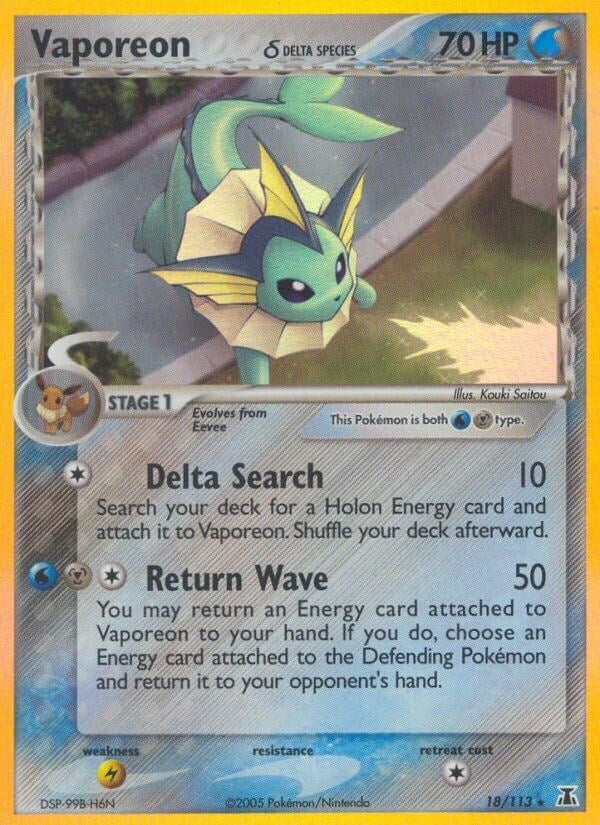 Vaporeon Delta Species (18/113) [DS]