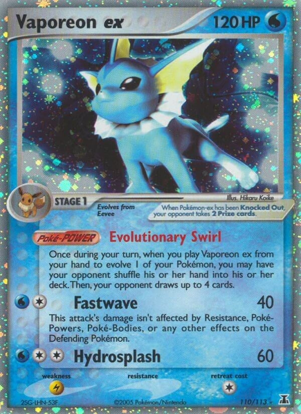 Vaporeon ex (110/113) [DS]