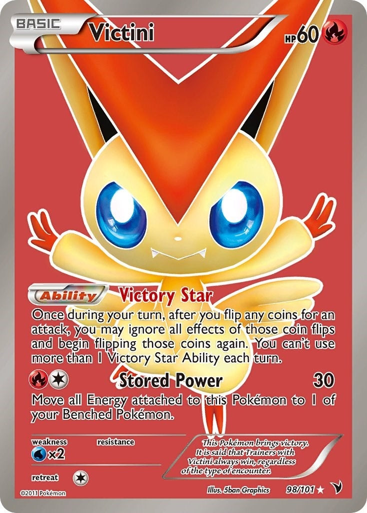 Victini 98 Full Art (98/101) [NVI]