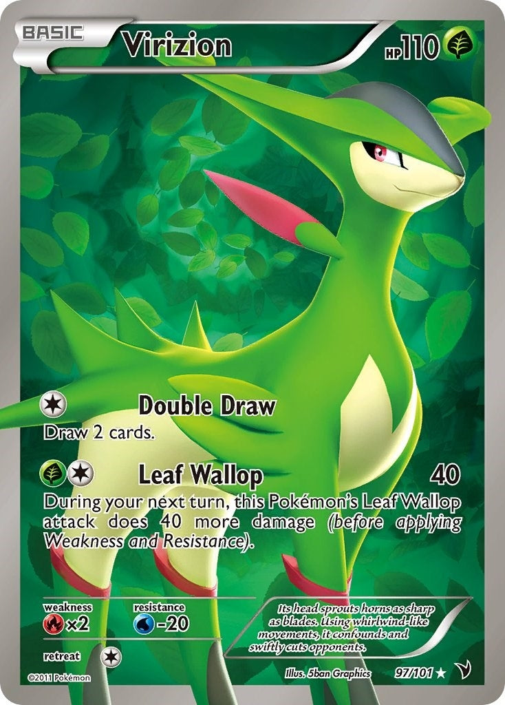 Virizion Full Art (97/101) [NVI]